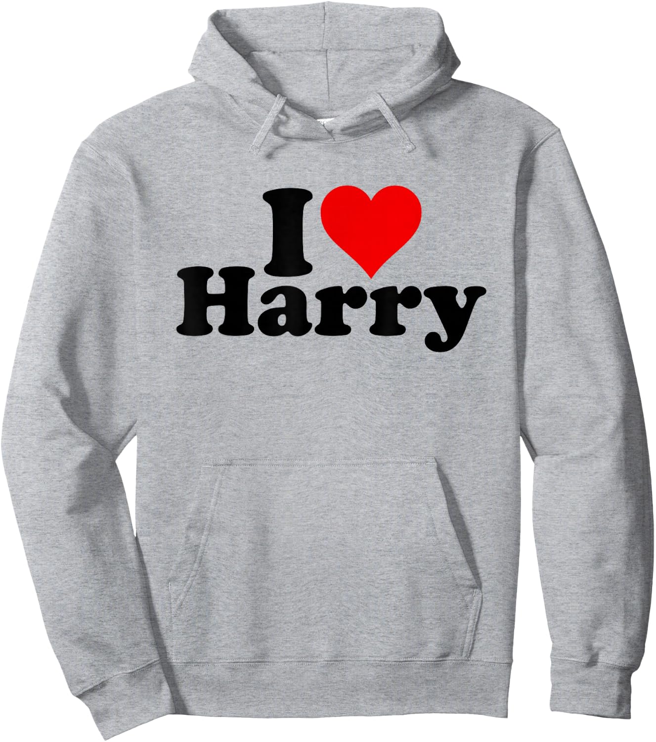 I Love Heart Harry Hoodie - Hoodie | Ash