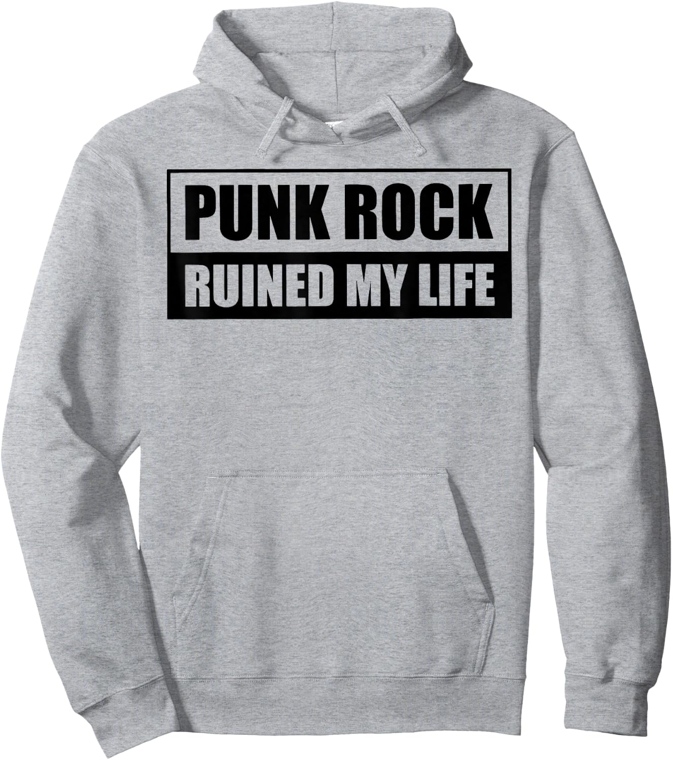 Punk Rock Ruined My Life Hoodie - Hoodie | Ash