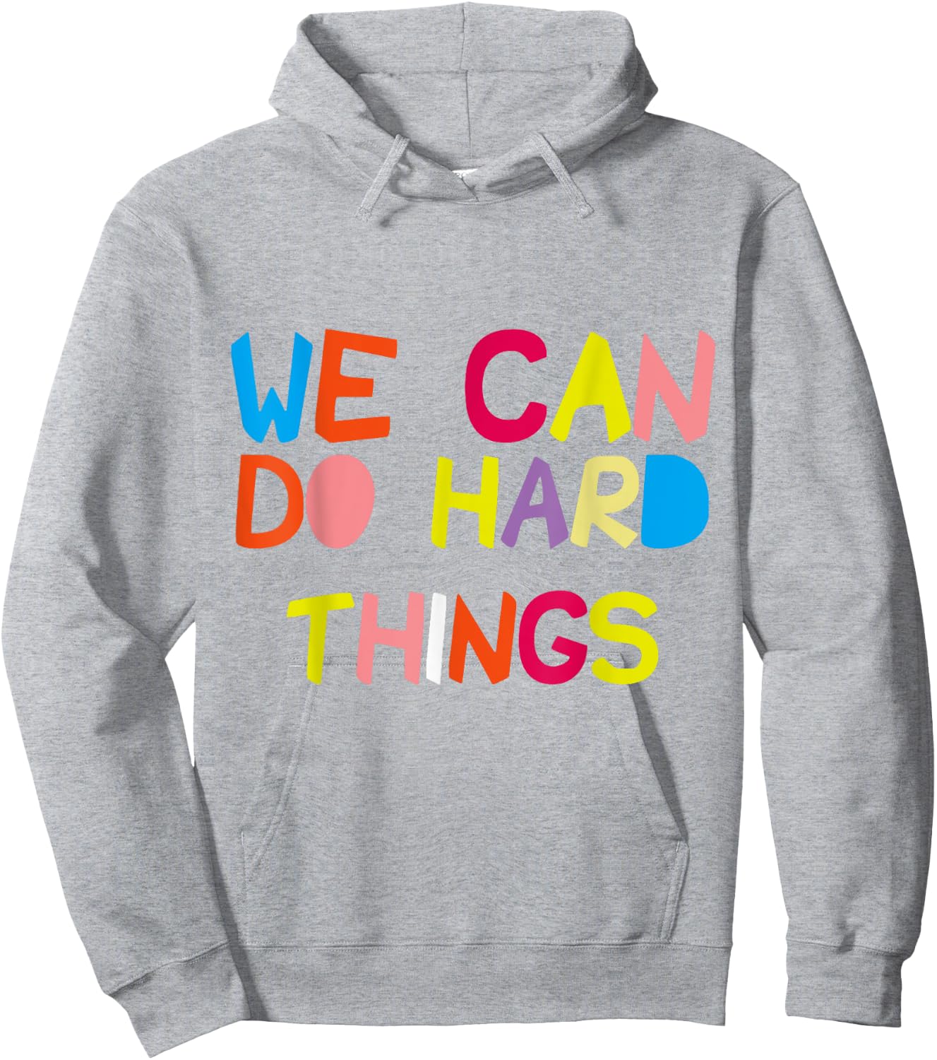 We Can Do Hard-Things Teacher Hoodie - Hoodie | Ash