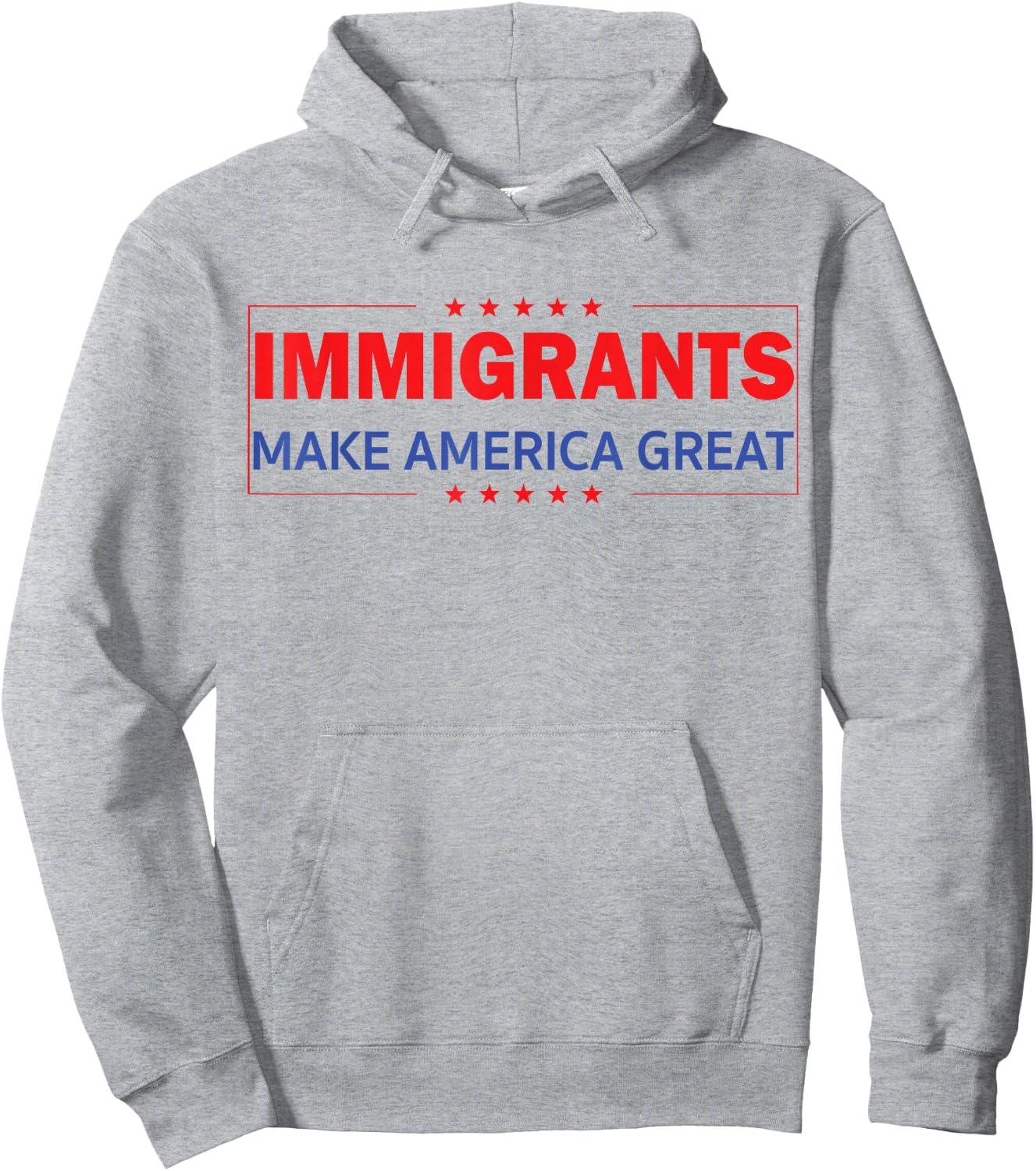 Immigrants Make America Great Hoodie - Hoodie | Ash