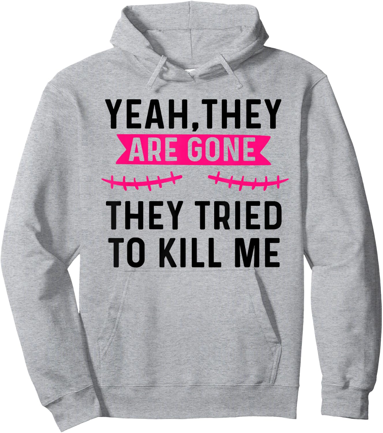 Breast Cancer Survivor Mastectomy They're gone Hoodie - Hoodie | Ash