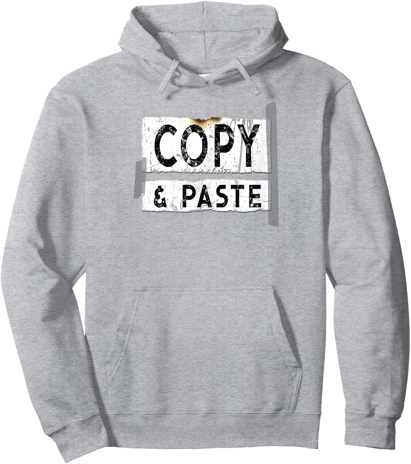 Copy & Paste Computer Geek Hoodie - Hoodie | Ash