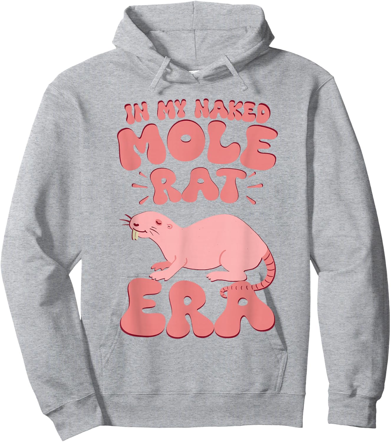 Naked Mole Rat Enthusiast Hoodie - Hoodie | Ash