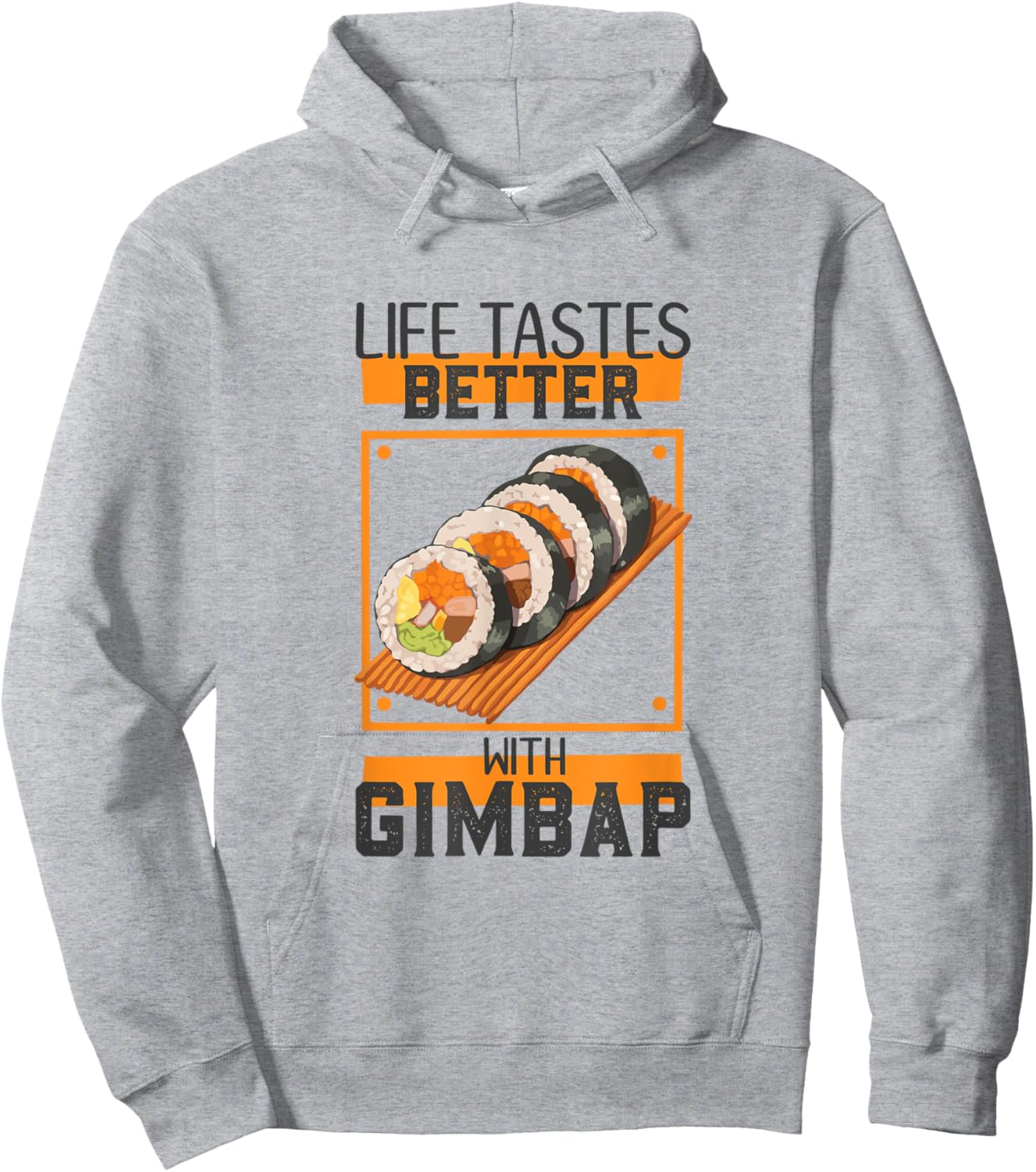 I love Gimbap Hoodie - Hoodie | Ash