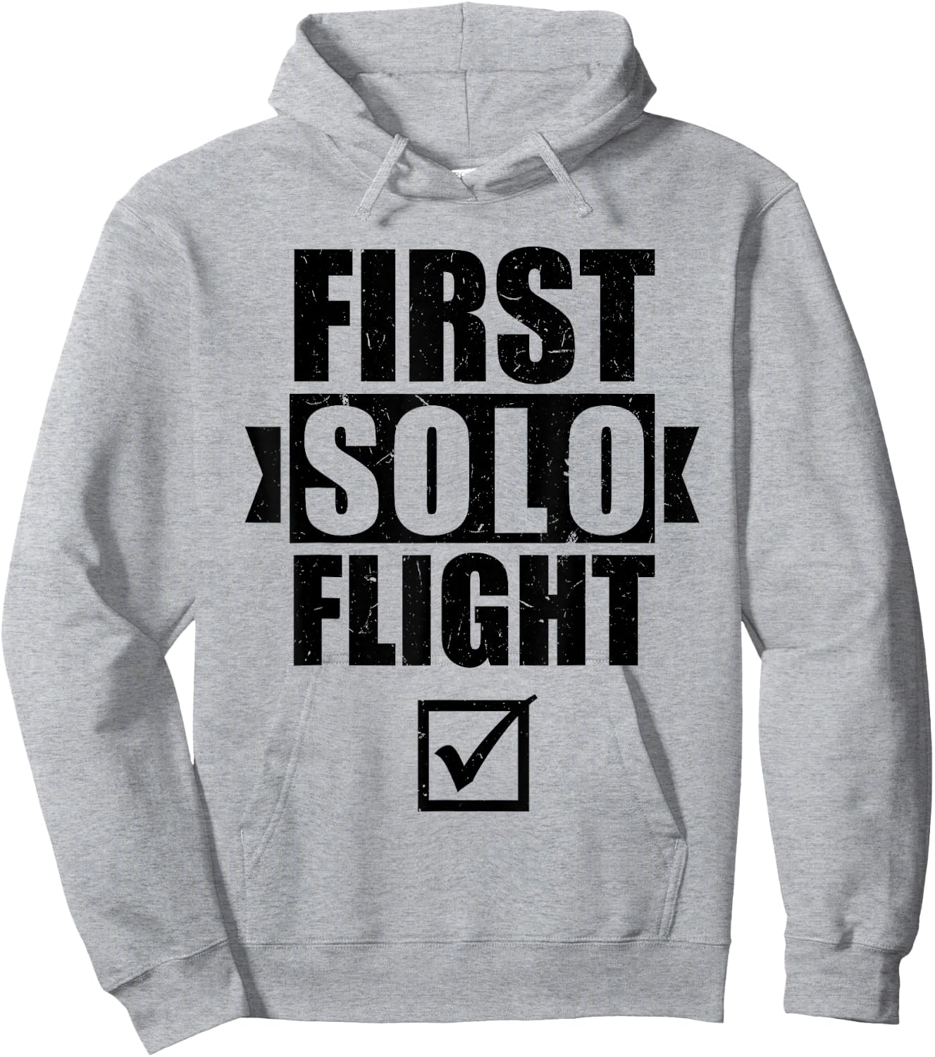 First Solo Flight Hoodie - Hoodie | Ash