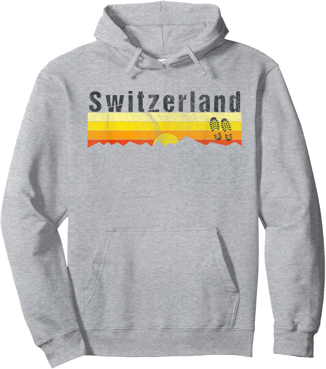 Vintage Switzerland Gift Hoodie - Hoodie | Ash