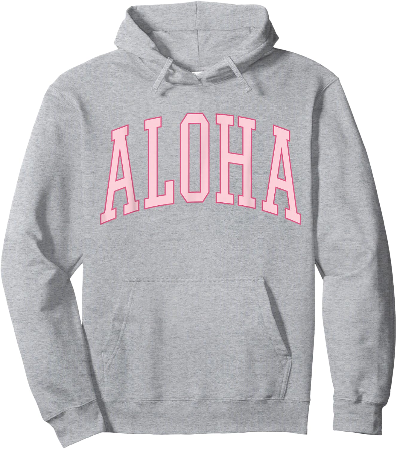 Aloha Hawaii Maui Cute Hawaiian Preppy Hoodie - Hoodie | Ash