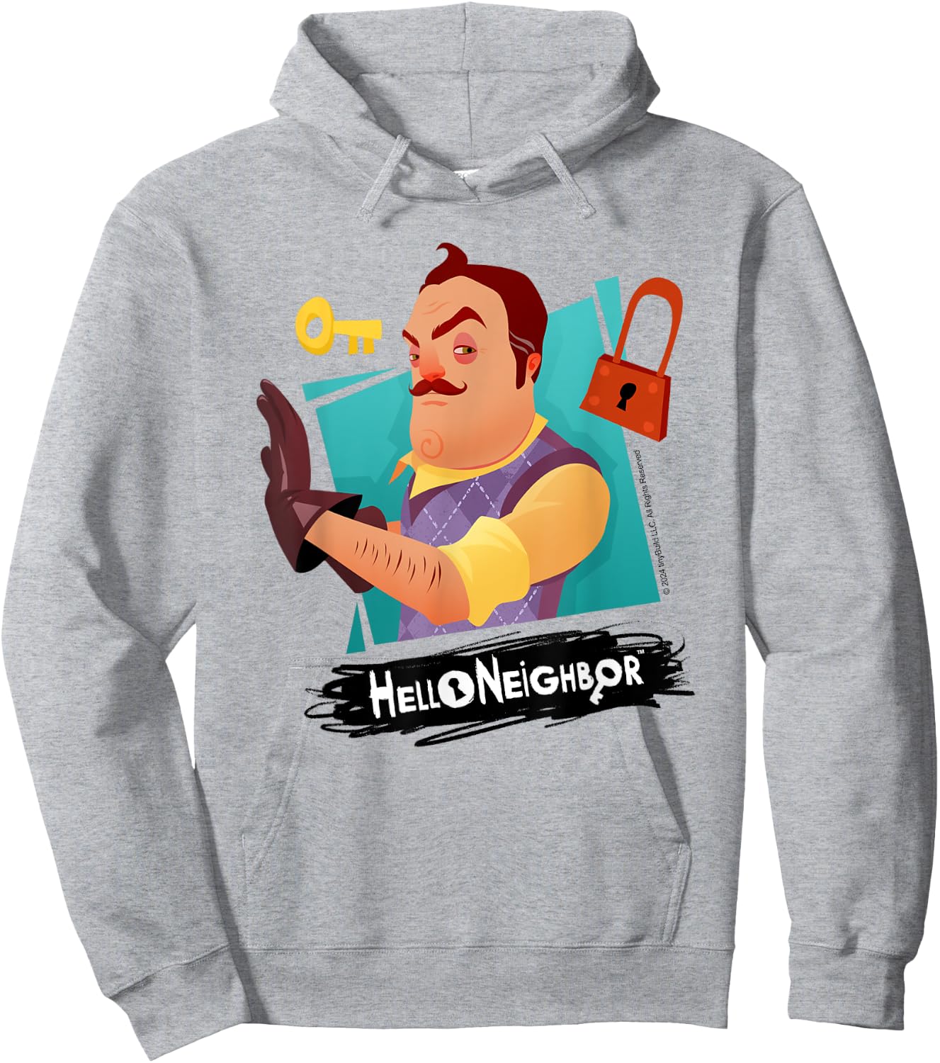 Hello Neighbor - Game Related Designs Hoodie - Hoodie | Ash