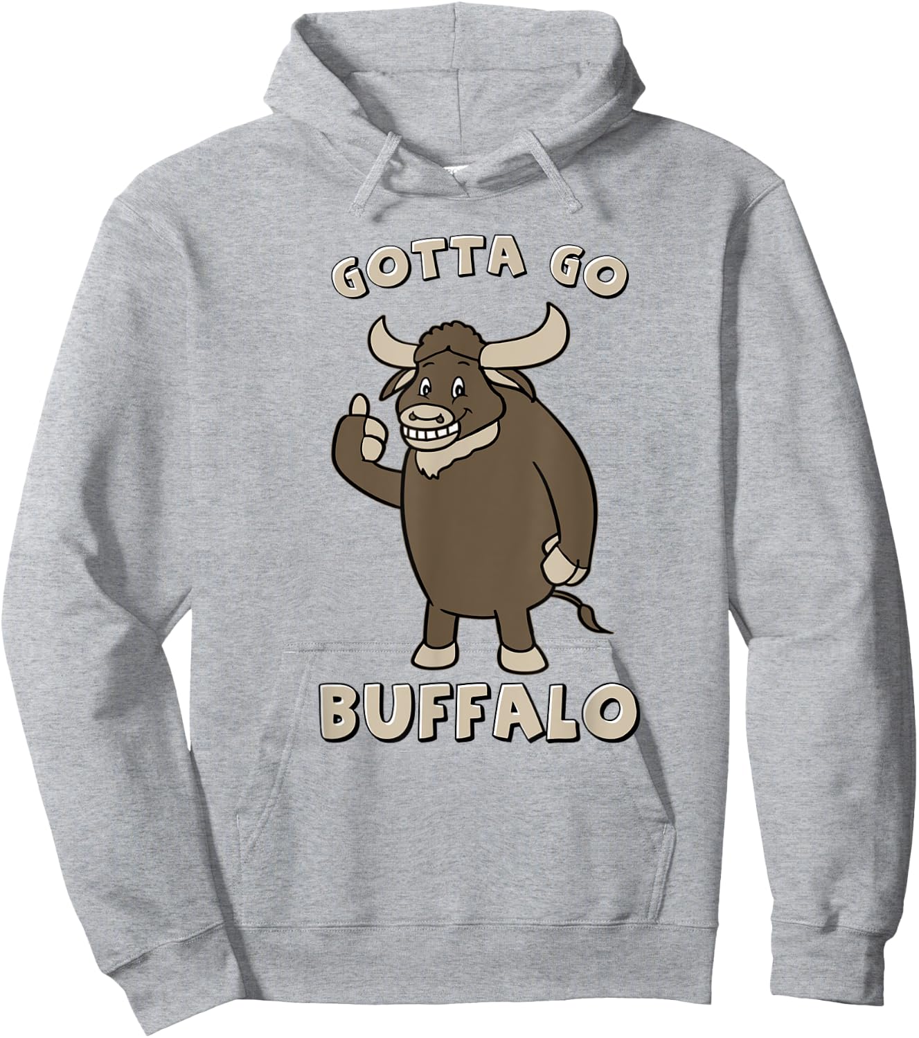 Gotta Go Buffalo Hoodie - Hoodie | Ash
