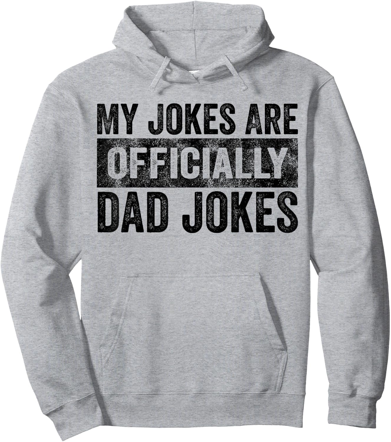 My Jokes Are Officially Dad Jokes Funny Vintage Hoodie - Hoodie | Ash