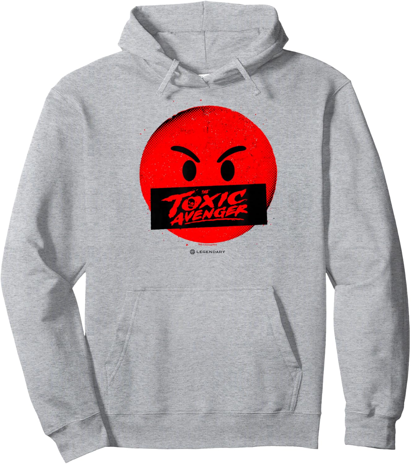 The Toxic Avenger Angry Face Hoodie - Hoodie | Ash