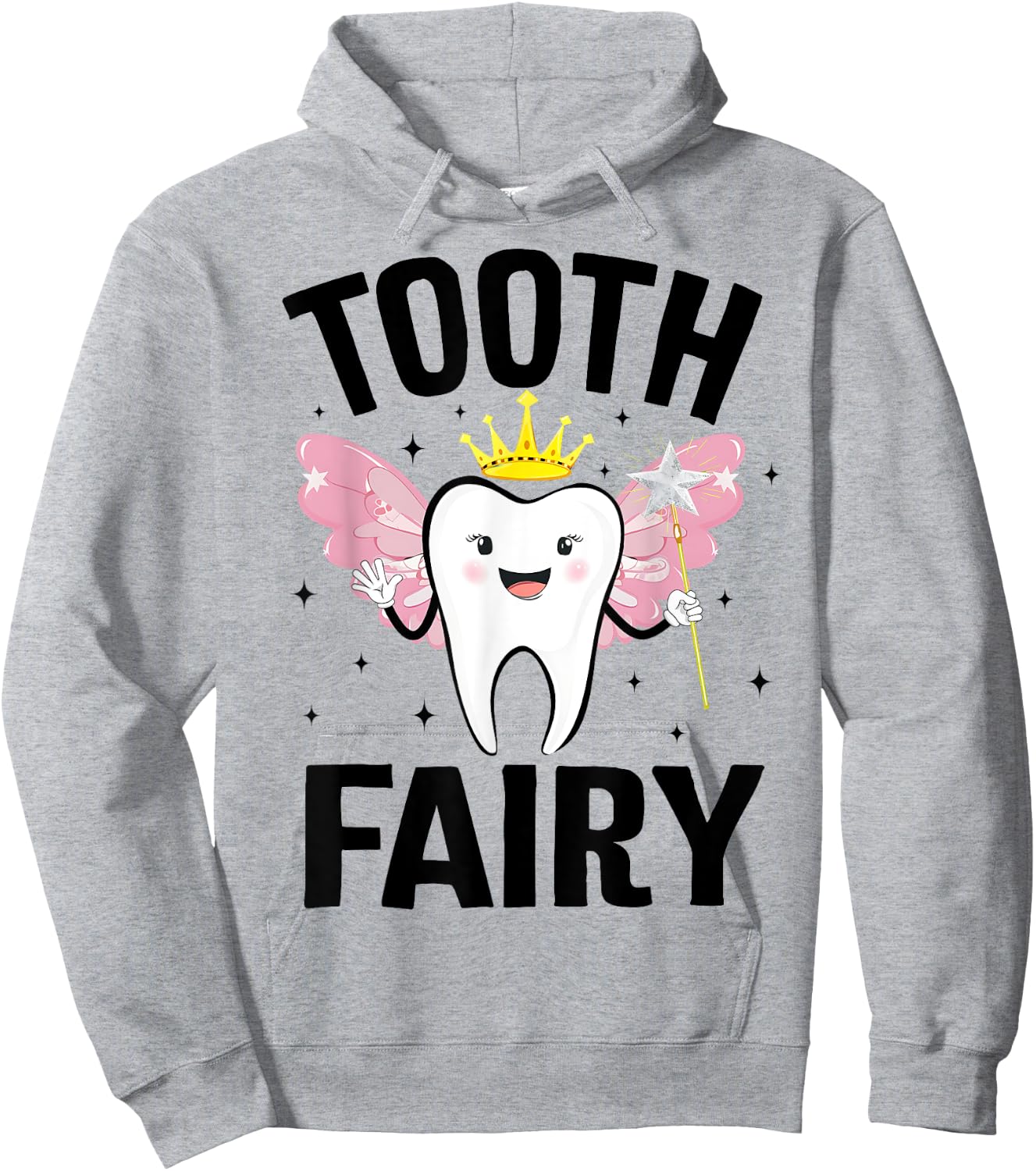 Funny Tooth Fairy Halloween Costume Kids Girls Hoodie - Hoodie | Ash