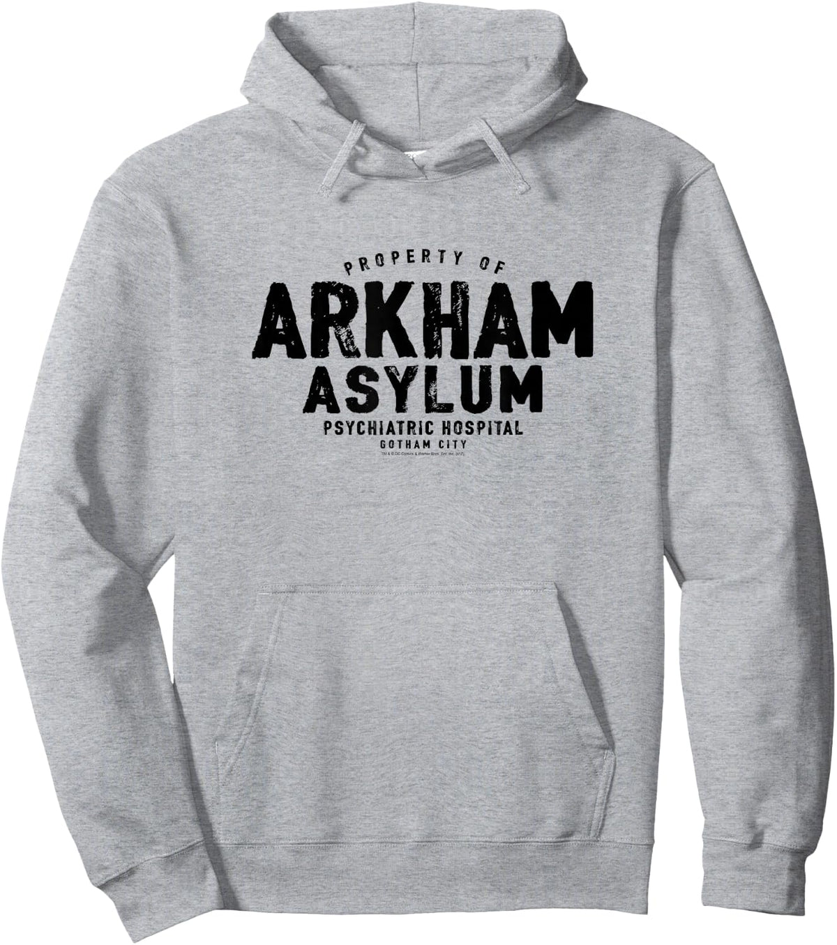 Batman Property of Arkham Asylum Hoodie - Hoodie | Ash
