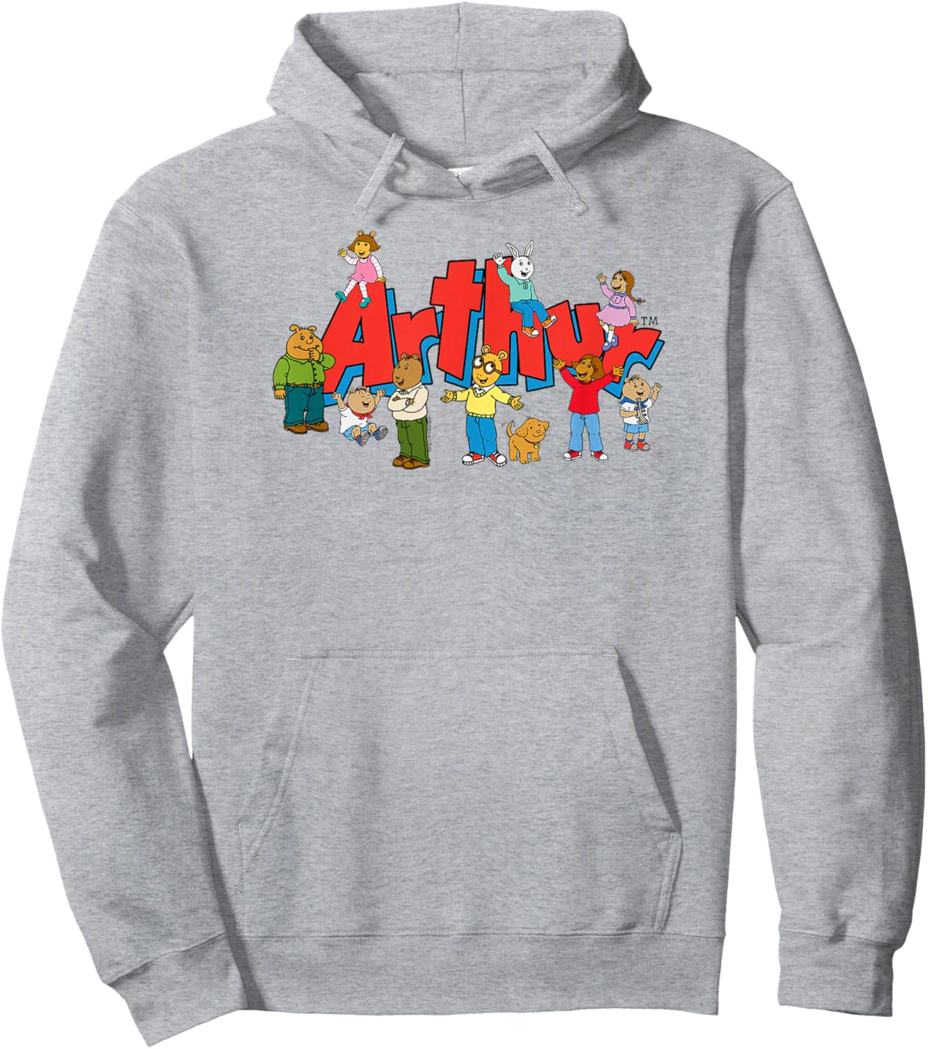 Arthur Arthur Kids Group with Logo Hoodie - Hoodie | Ash