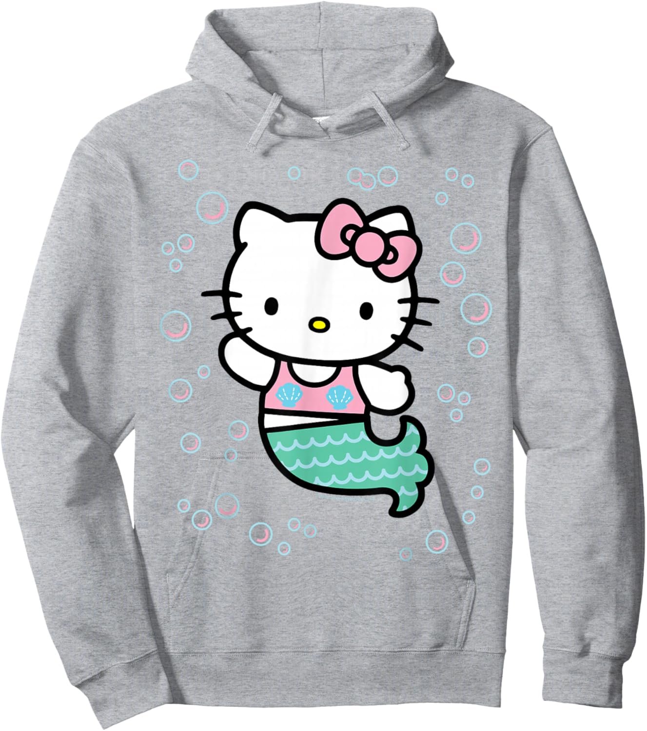 Hello Kitty Mermaid Shirt Hoodie - Hoodie | Ash