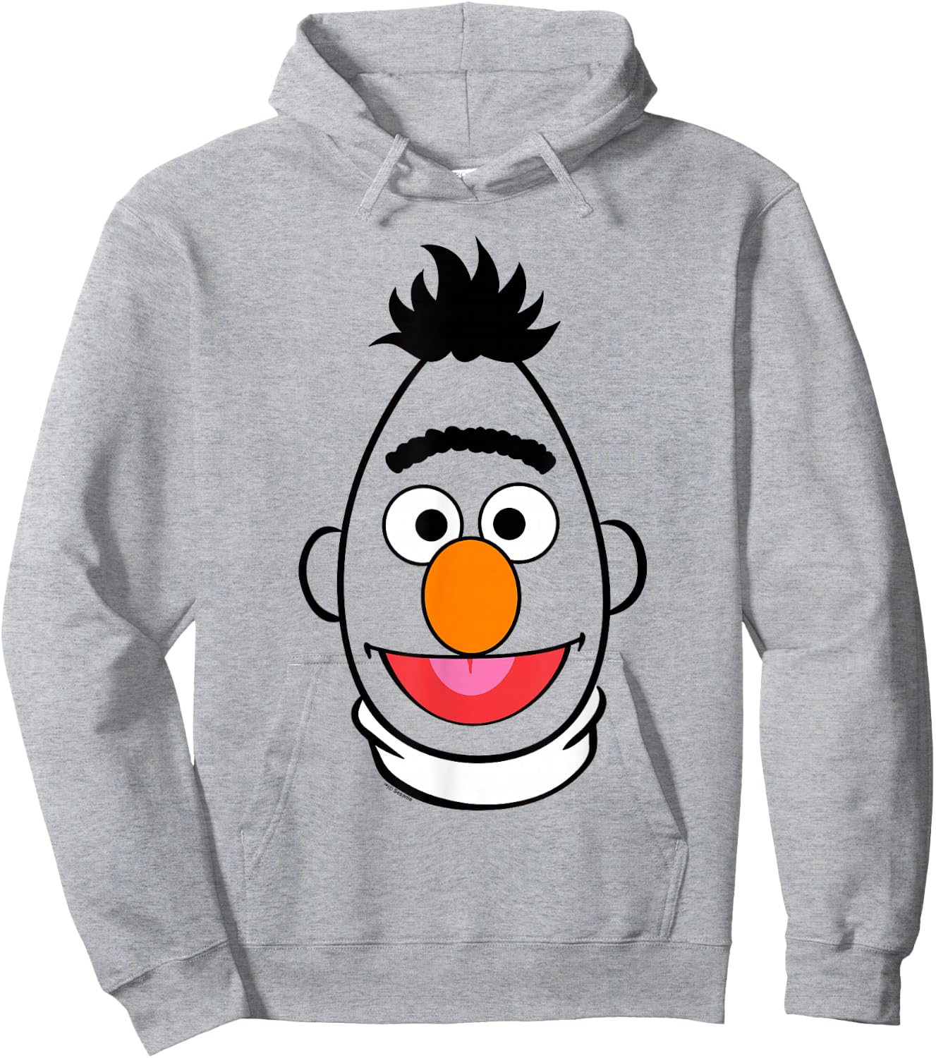 Sesame Street Bert Full Face Halloween Costume Hoodie - Hoodie | Ash