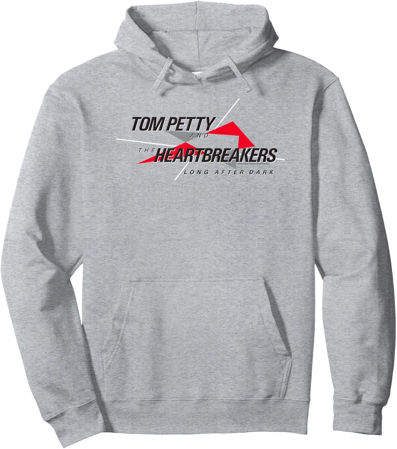 Tom Petty Long After Dark Logo Black Letters Hoodie - Hoodie | Ash