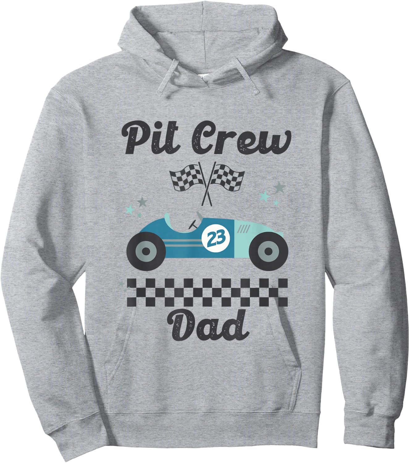 Pit Crew- Dad Hoodie - Hoodie | Ash
