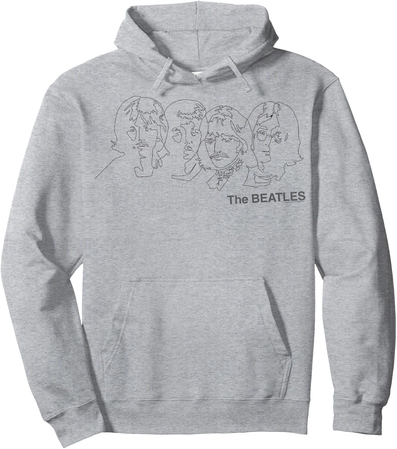The Beatles Structure Hoodie - Hoodie | Ash