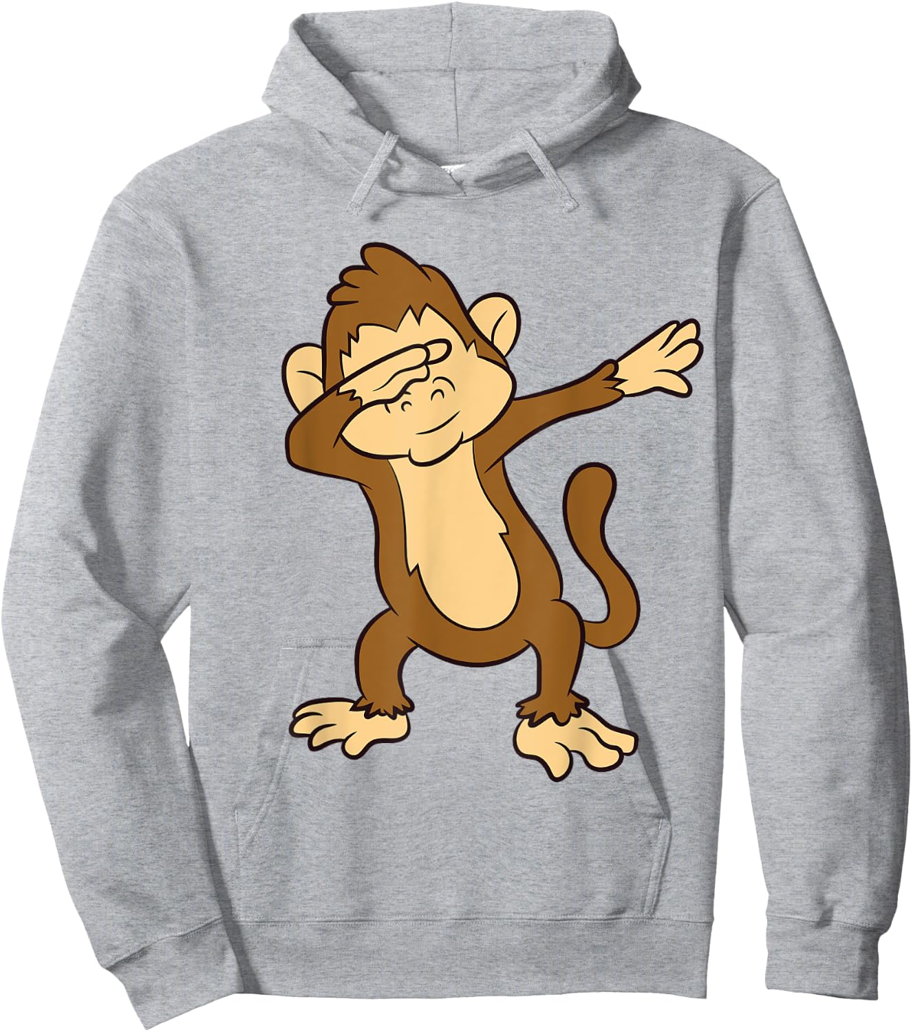 Dabbing Monkey Cute Monkey Dab Love Monkeys Hoodie - Hoodie | Ash