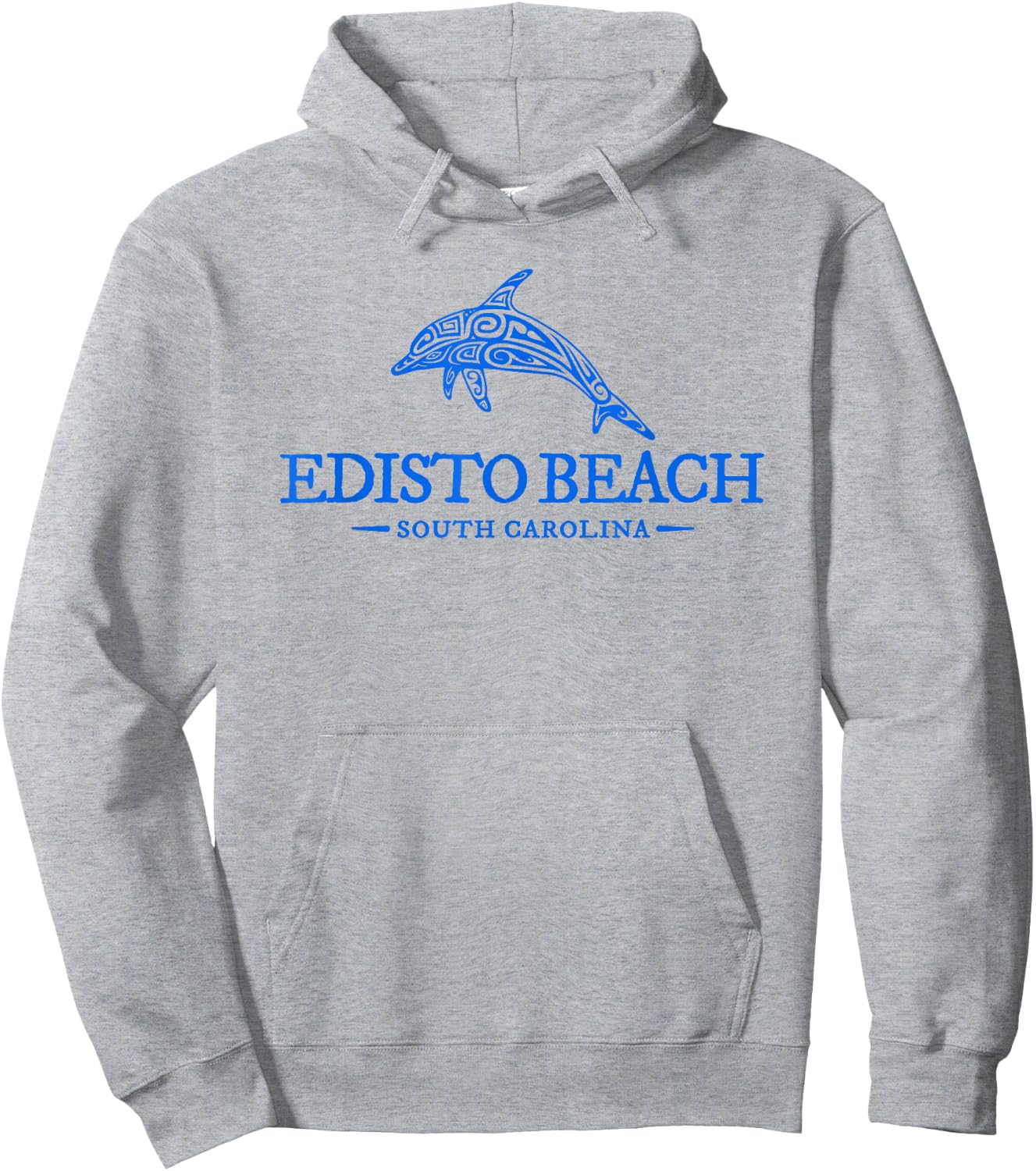 Edisto Beach South Carolina Dolphin Women Beach Hoodie - Hoodie | Ash