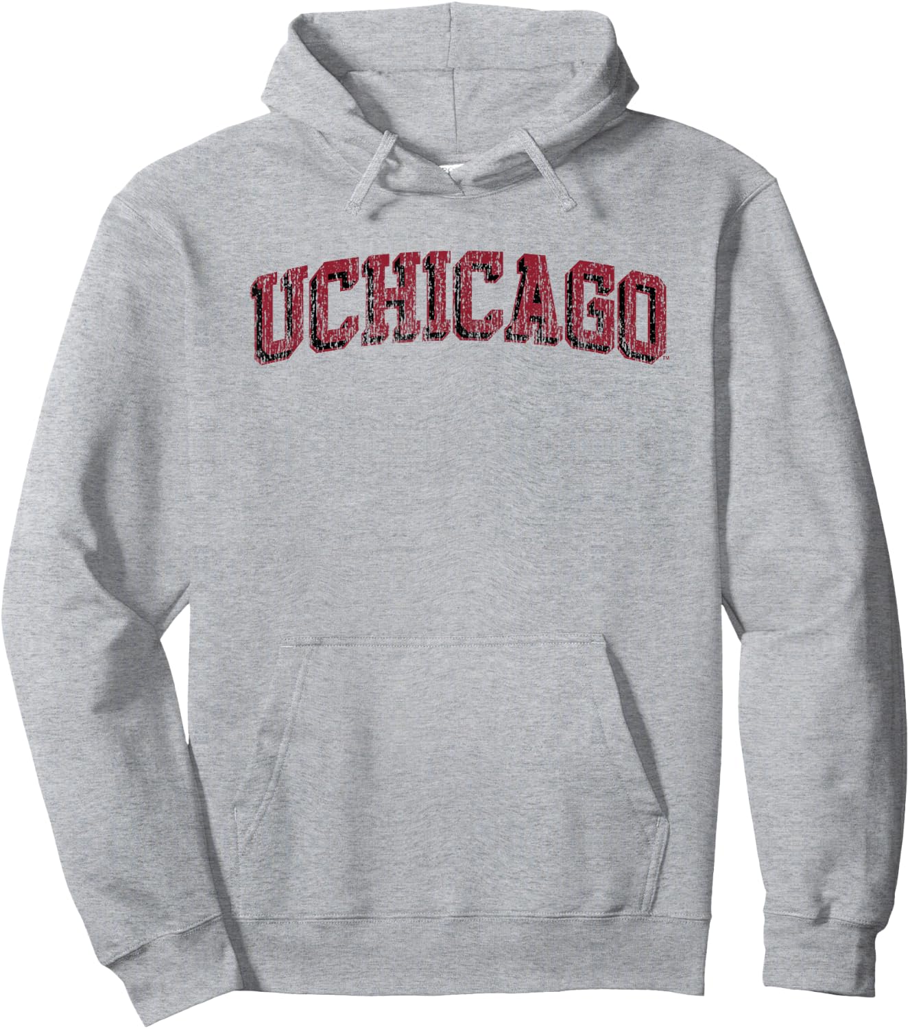 Chicago Maroons Retro Arch Officially Licensed Hoodie - Hoodie | Ash