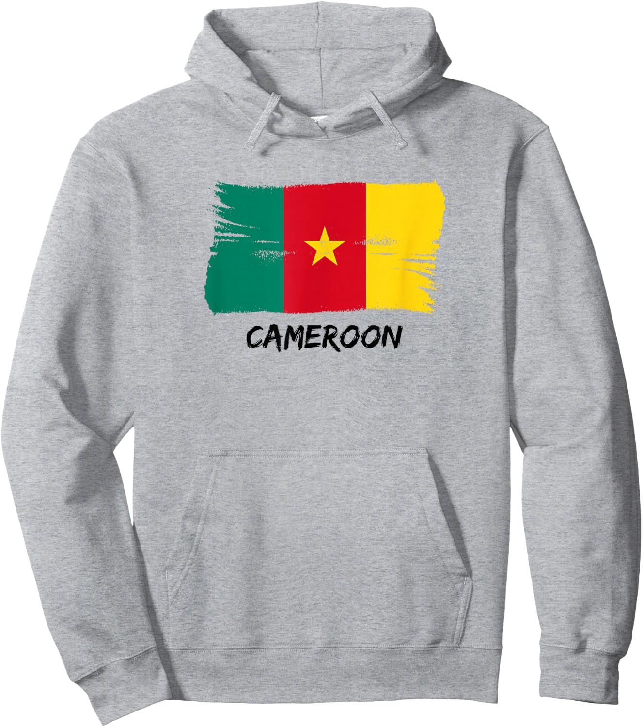 Cameroon Flag Hoodie - Hoodie | Ash