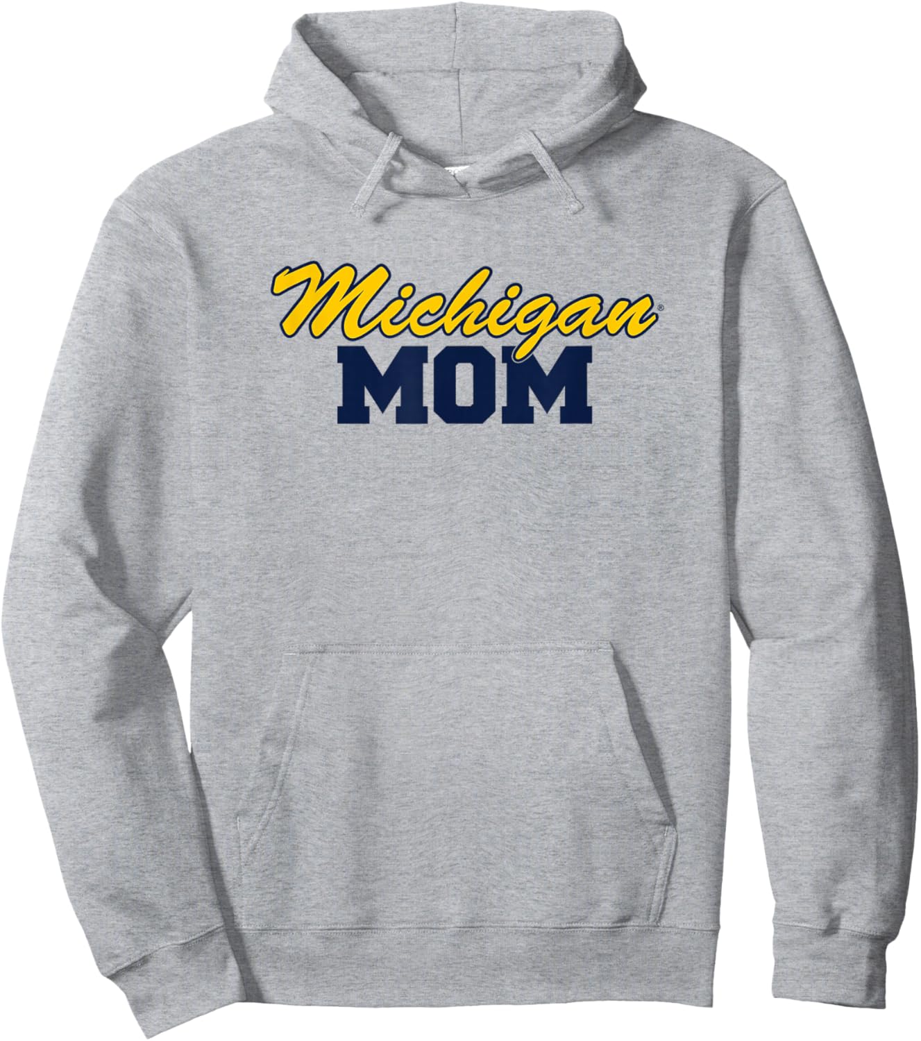 University of Michigan Wolverines U of M Mom Hoodie - Hoodie | Ash