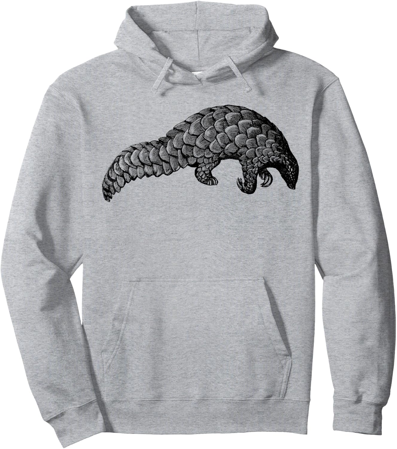 Cute Pangolin Vintage Animal Print Hoodie - Hoodie | Ash