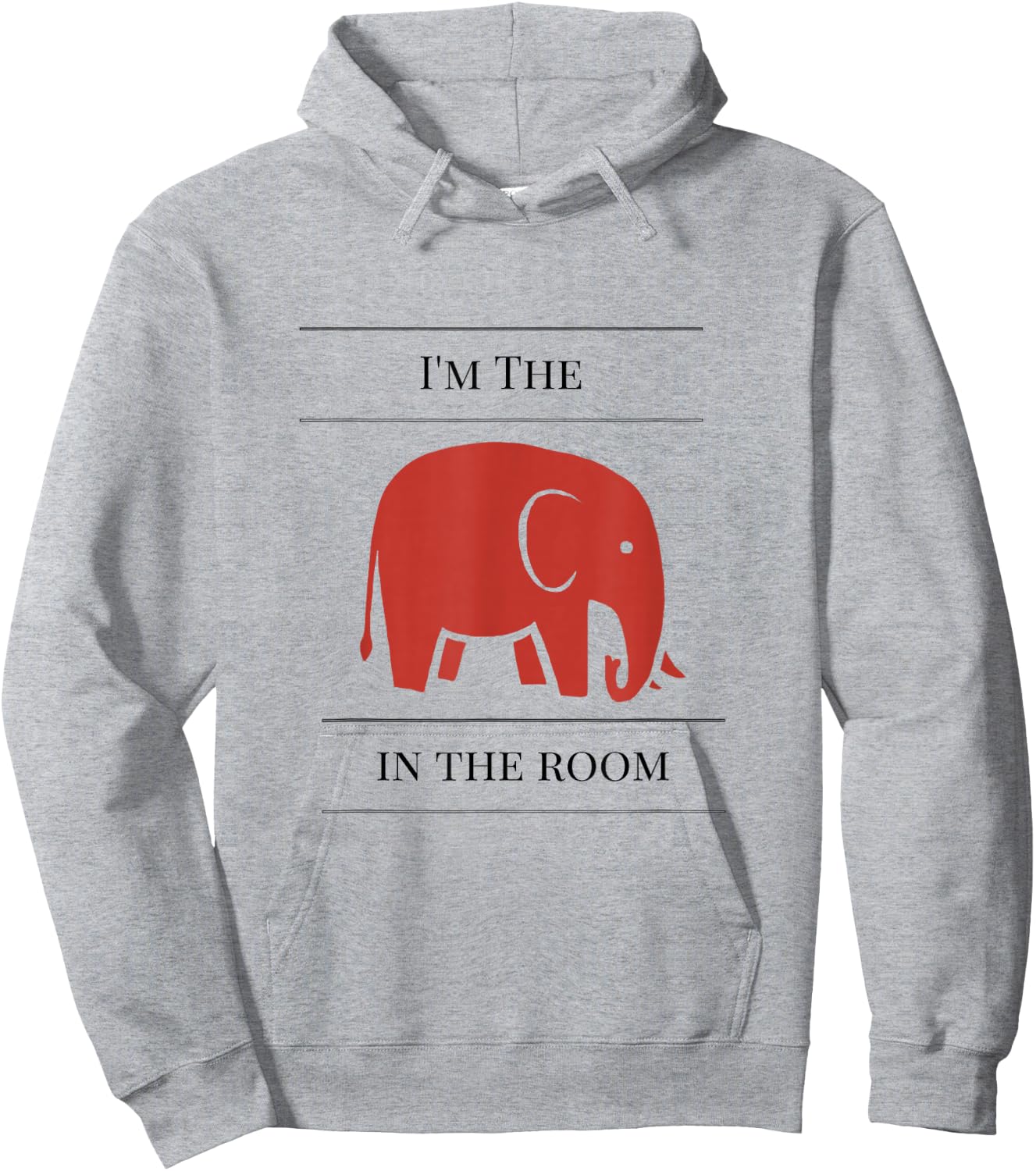 I'm the elephant in the room funny Hoodie - Hoodie | Ash