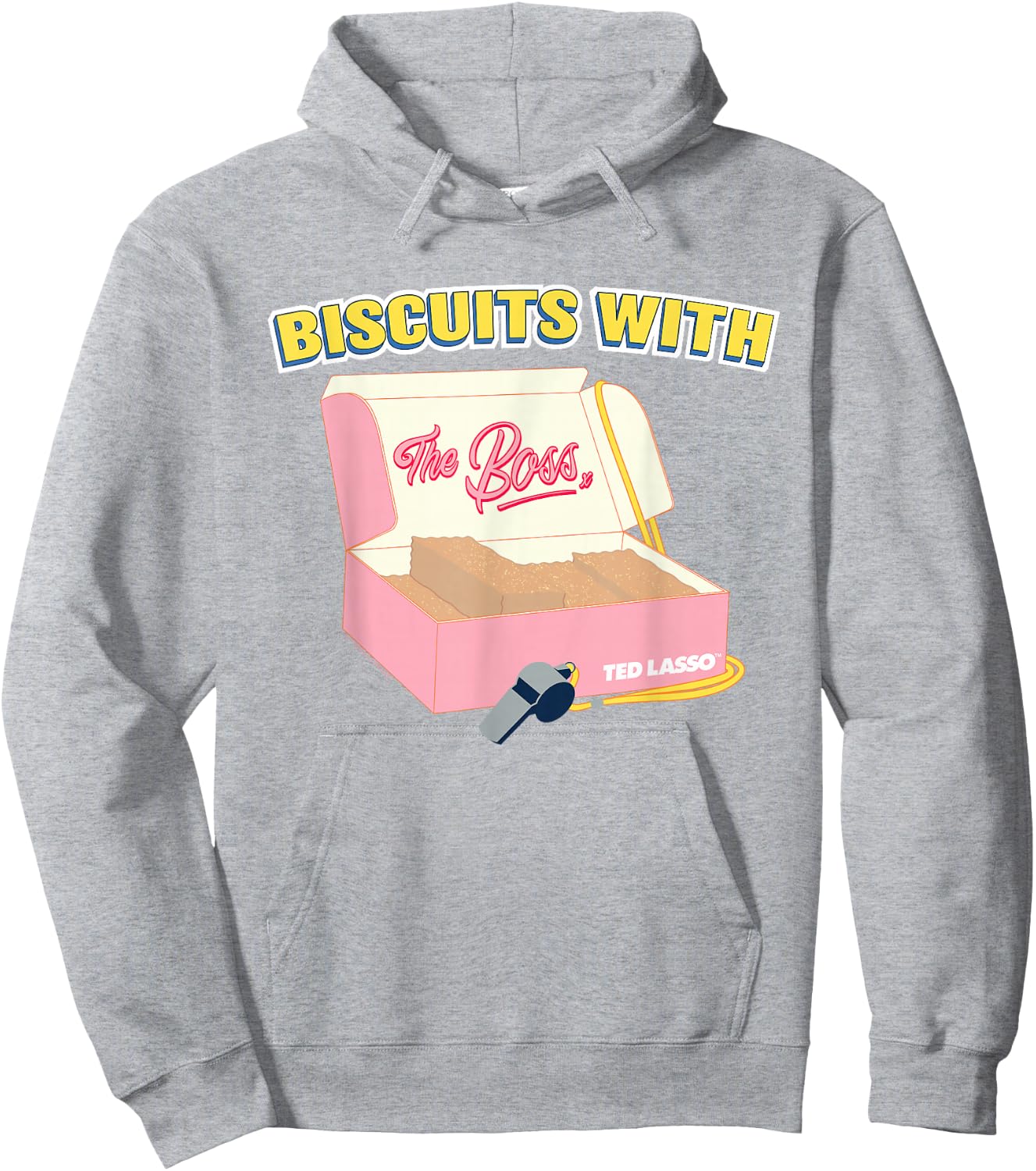 Ted Lasso Biscuits with The Boss Hoodie - Hoodie | Ash