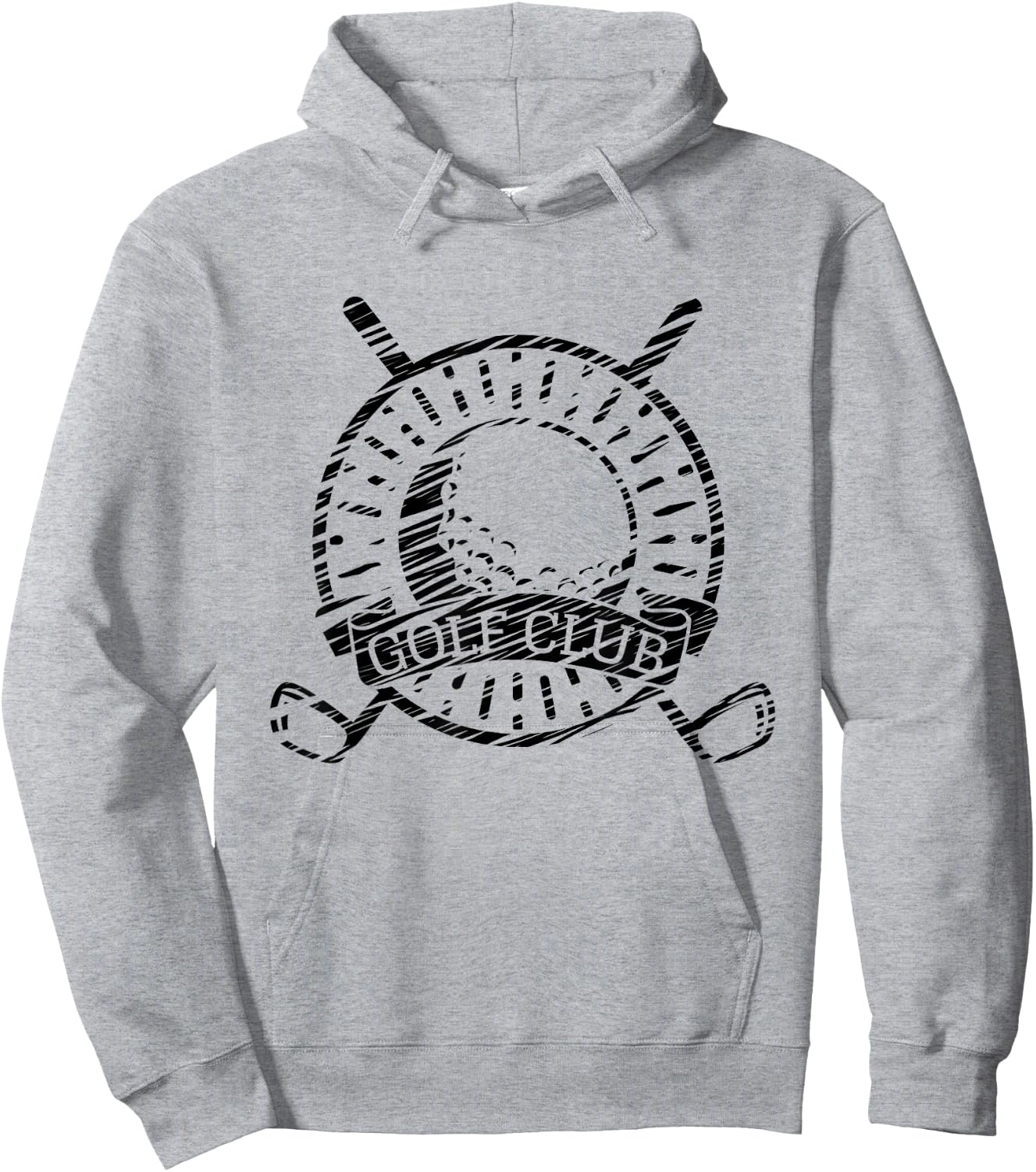 Golf and golfer fan motif vintage Hoodie - Hoodie | Ash