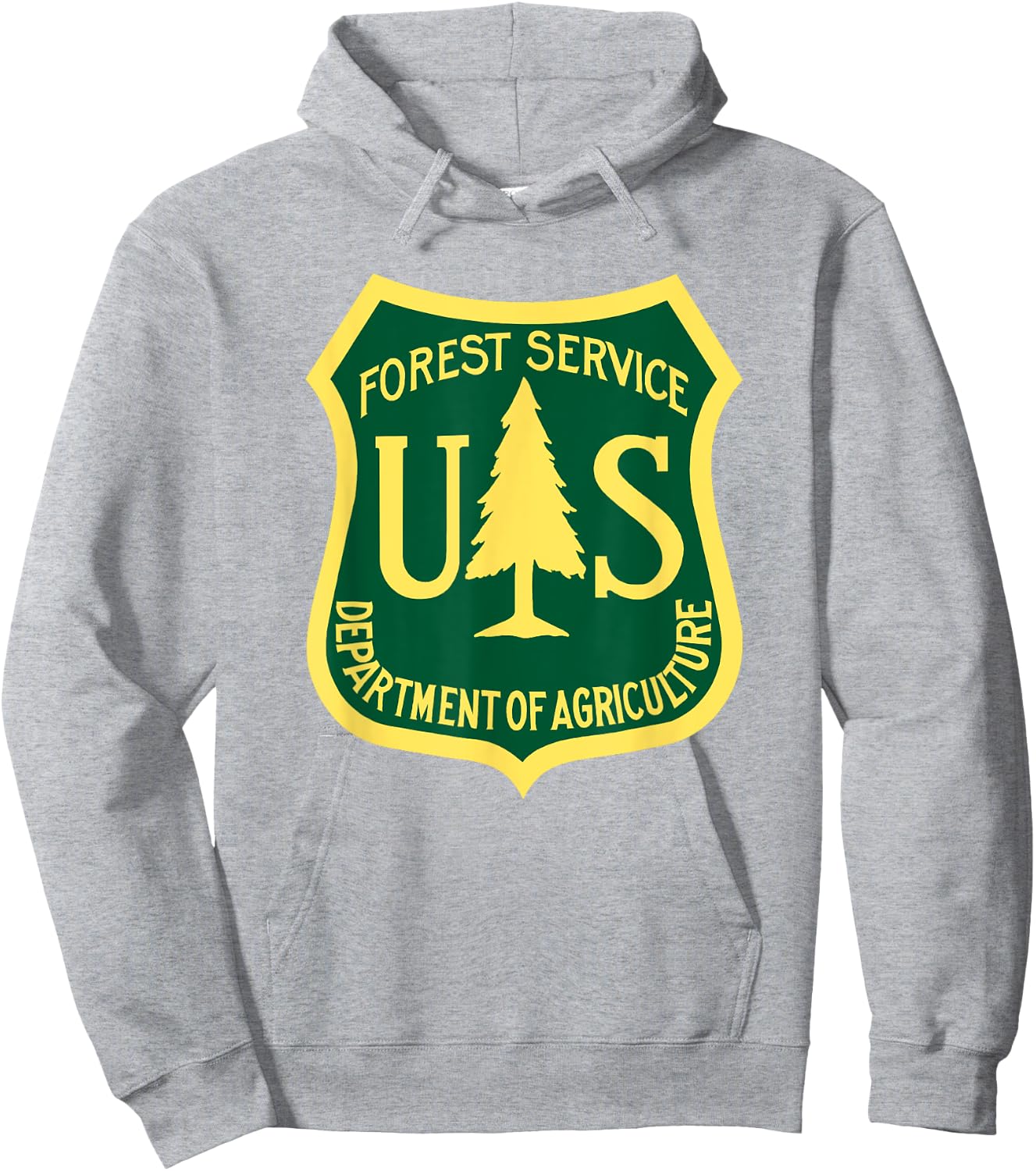U.S Forest Service | Classic Logo Hoodie - Hoodie | Ash