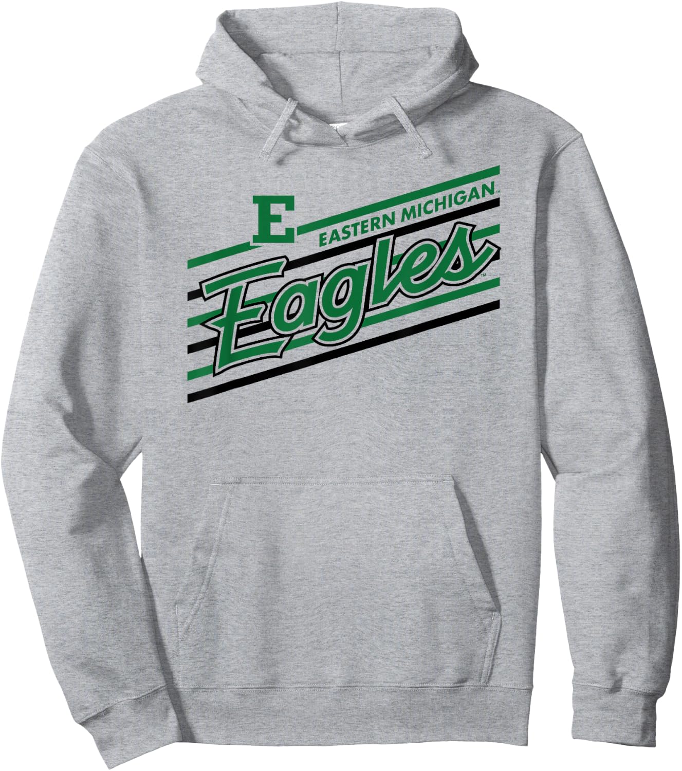 Eastern Michigan Eagles Retro Performer White Hoodie - Hoodie | Ash