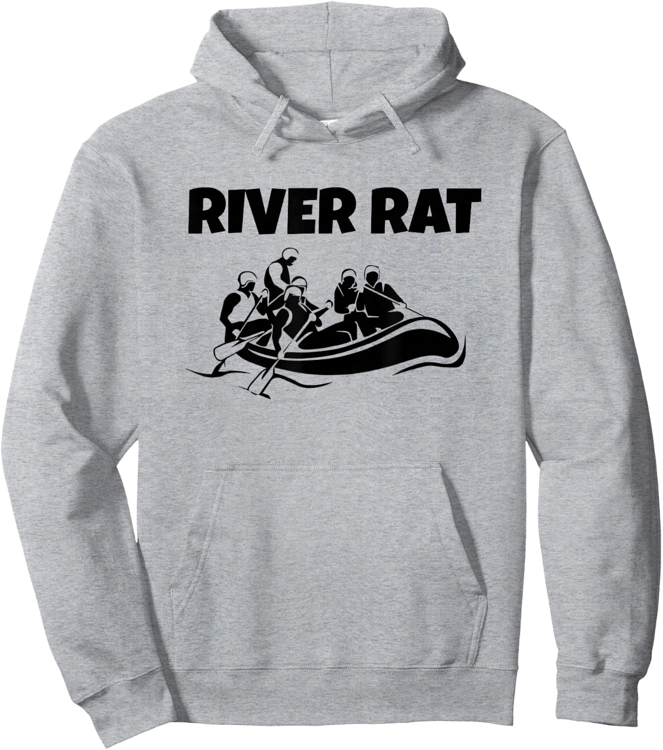 Whitewater Rafting, Paddle Raft: RIVER RAT Hoodie - Hoodie | Ash