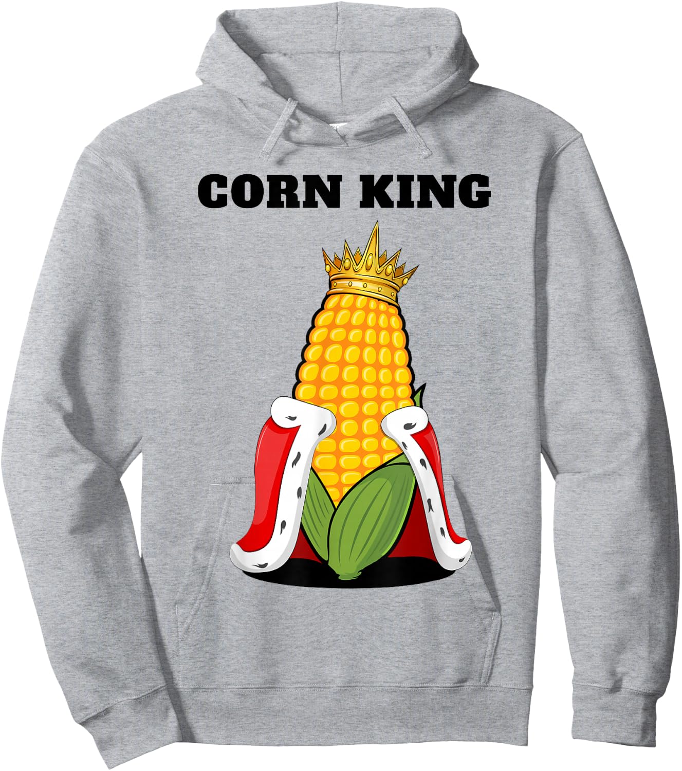 Corn King | Corn Lover Sweetcorn Shirt Corn Hoodie - Hoodie | Ash