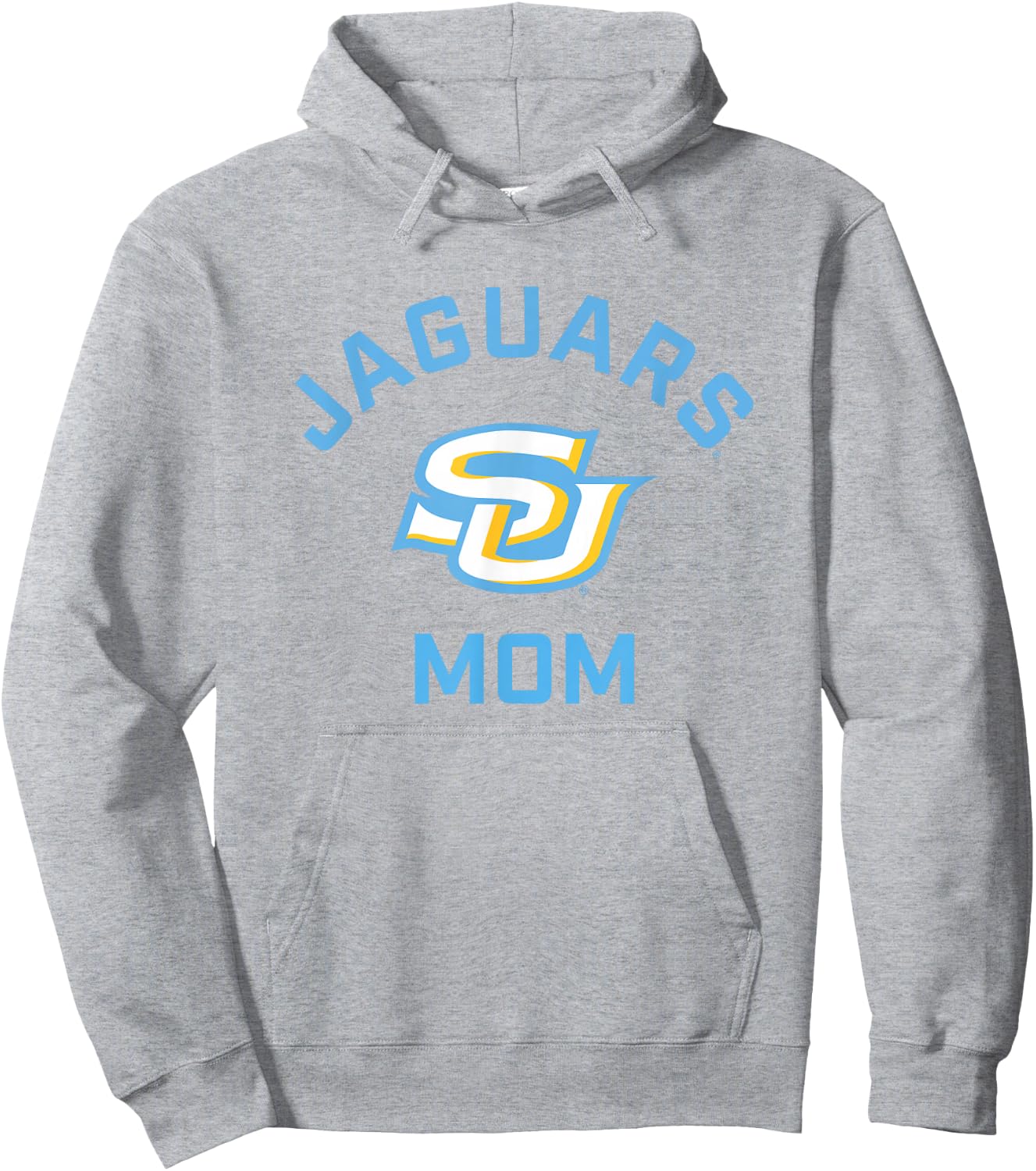 Southern University Jaguars Arched Mom Hoodie - Hoodie | Ash