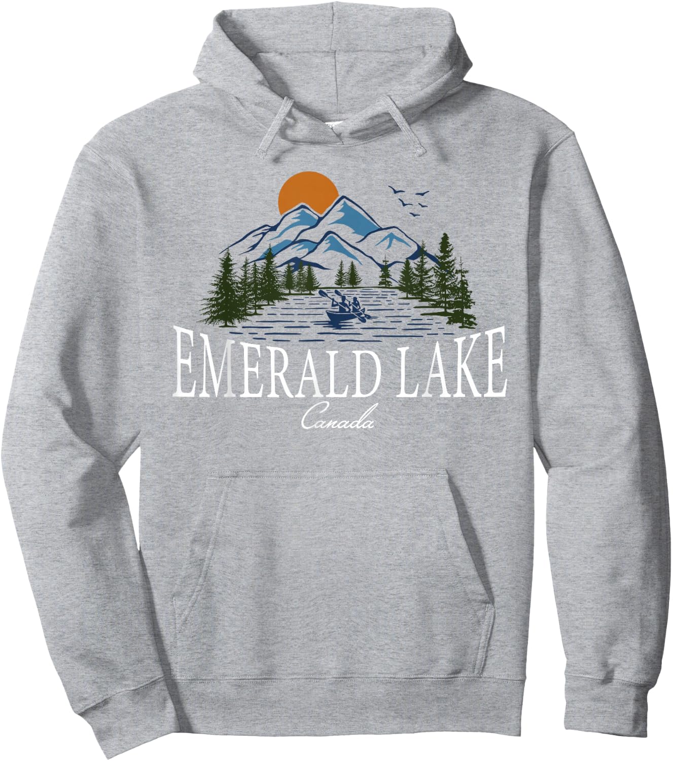 Emerald Lake Canada Hoodie - Hoodie | Ash