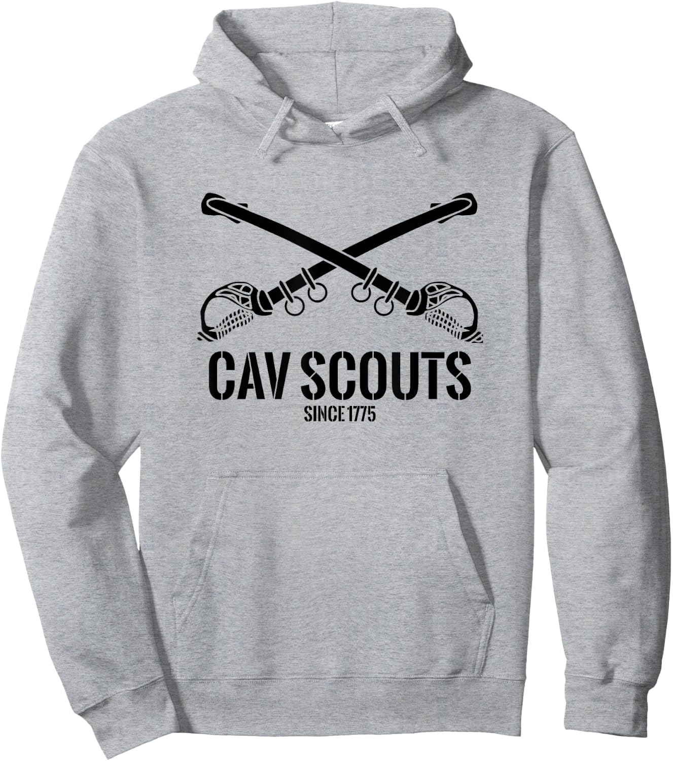 Cavalry Scouts Since 1775 Hoodie - Hoodie | Ash