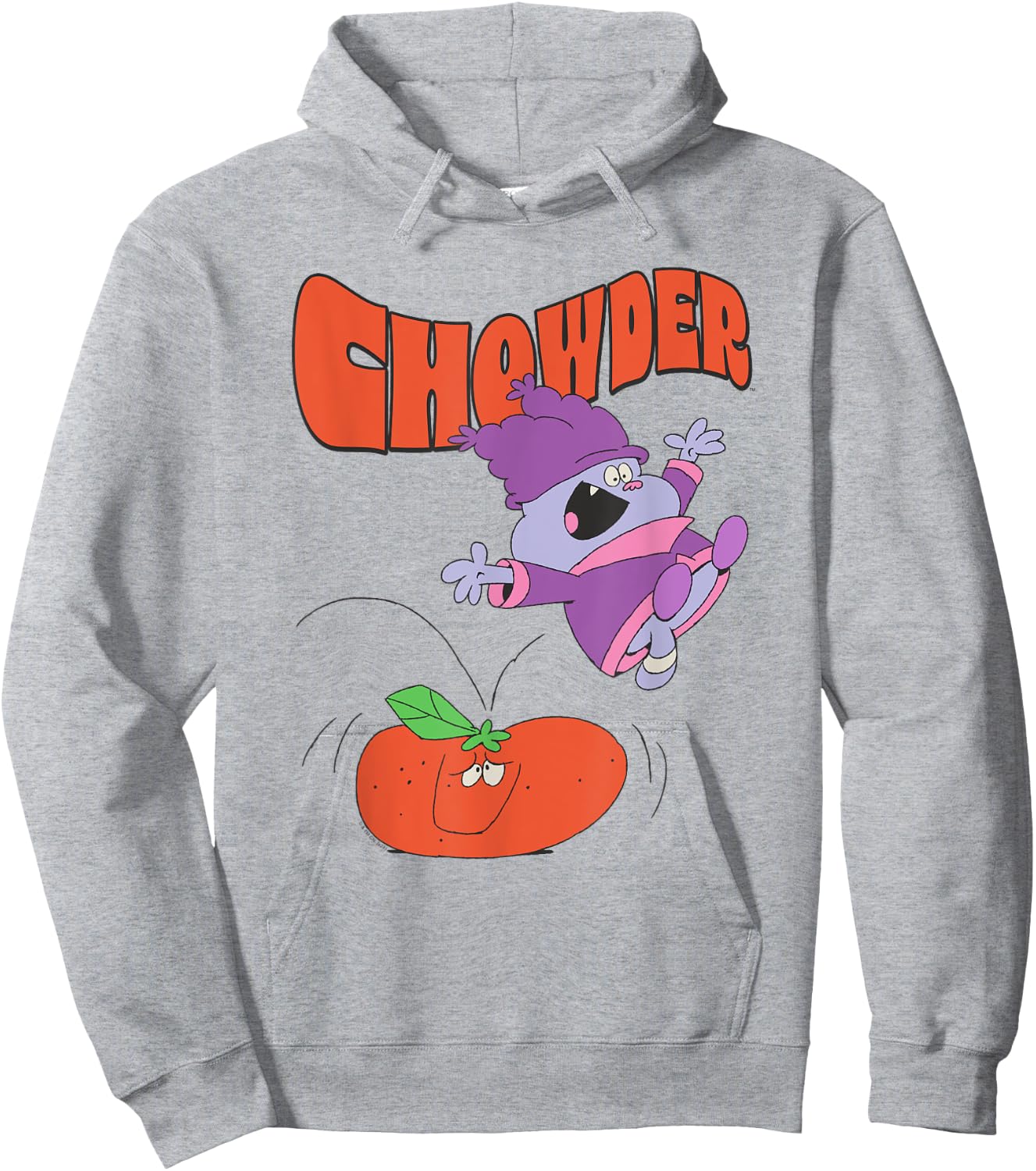 Chowder Jumping Cartoon Network Hoodie - Hoodie | Ash