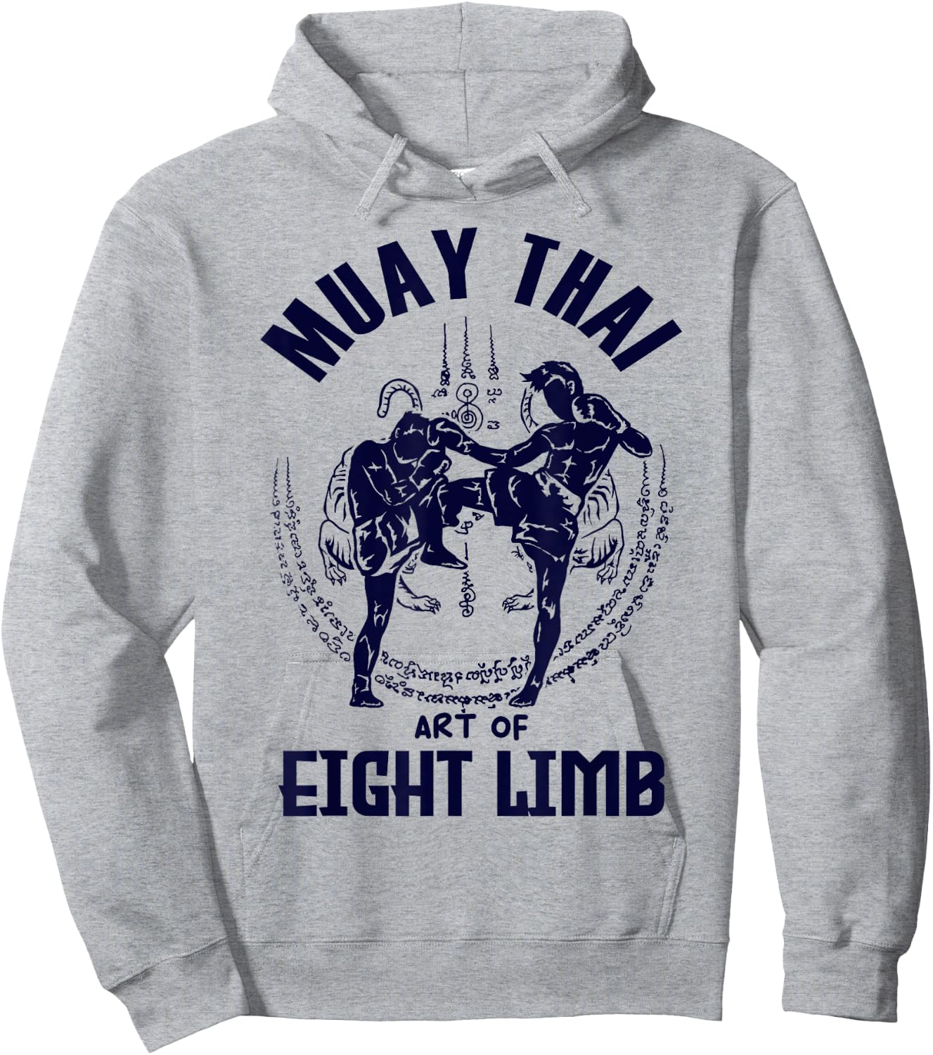 Muay Thai Art Of Eight Limb Hoodie - Hoodie | Ash