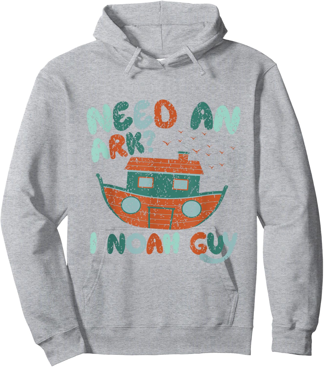 Need An Ark? I Noah Guy Christian Boys Funny Hoodie - Hoodie | Ash