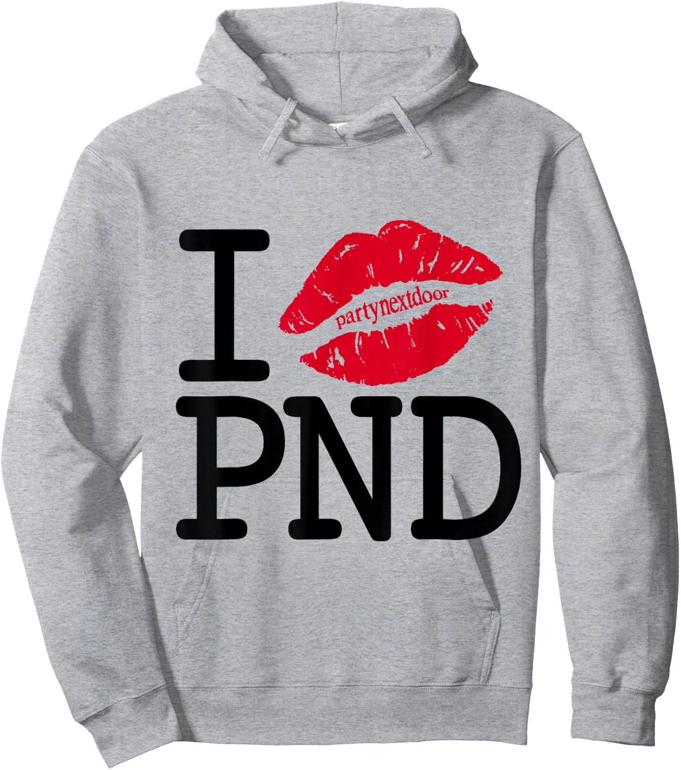 I kiss PARTYNEXTDOOR Hoodie - Hoodie | Ash