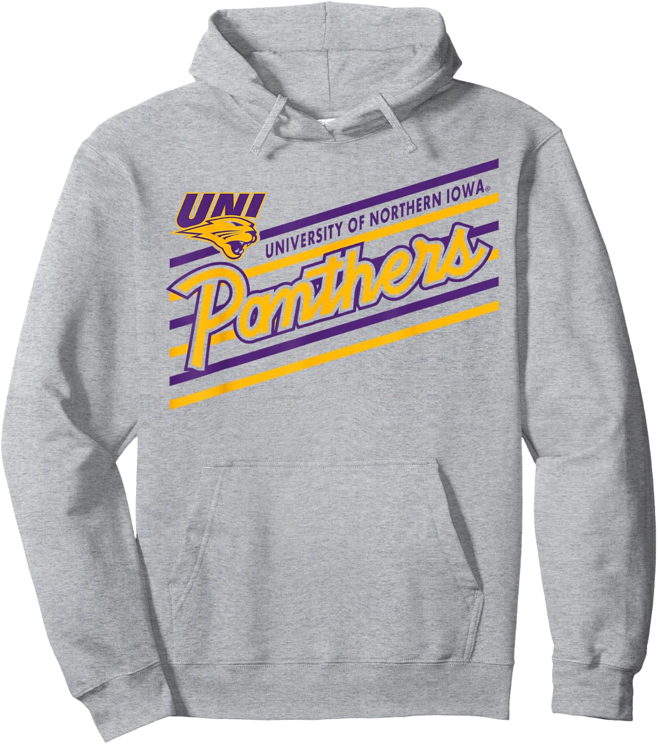 Northern Iowa Panthers Retro Performer White Hoodie - Hoodie | Ash