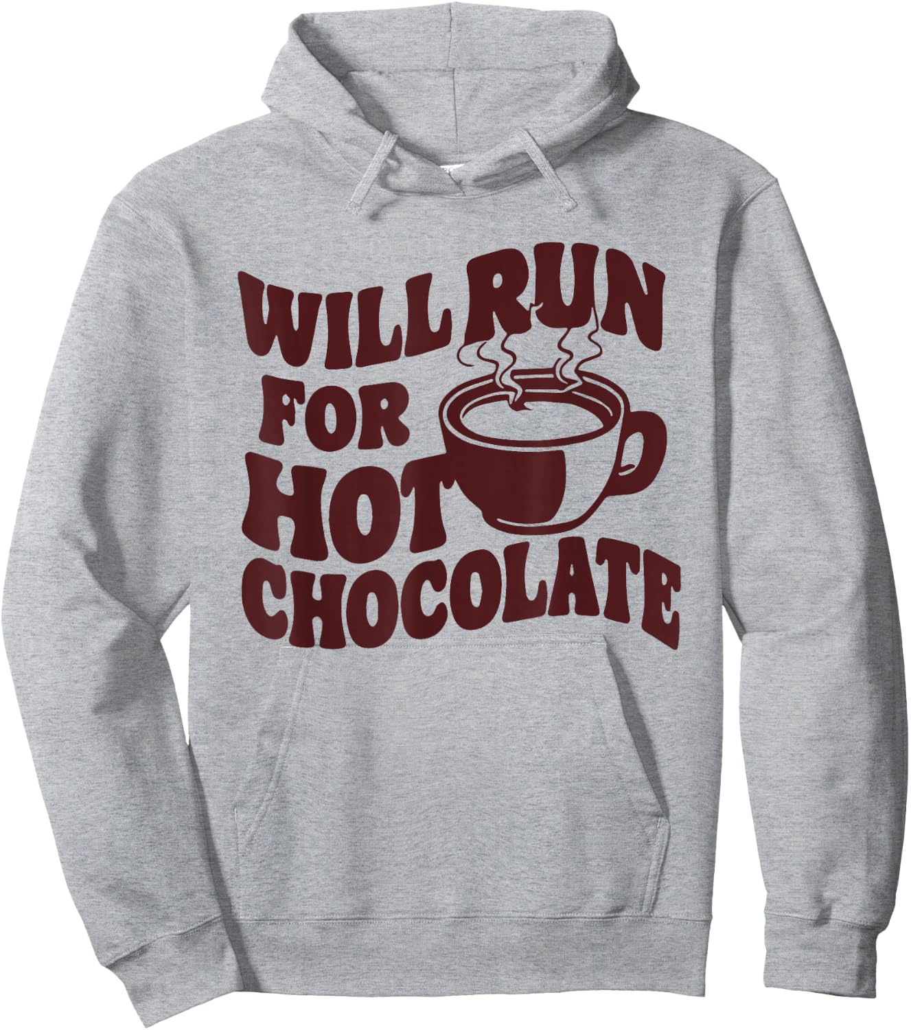 Will Run For Hot Chocolate Runner Race Hoodie - Hoodie | Ash