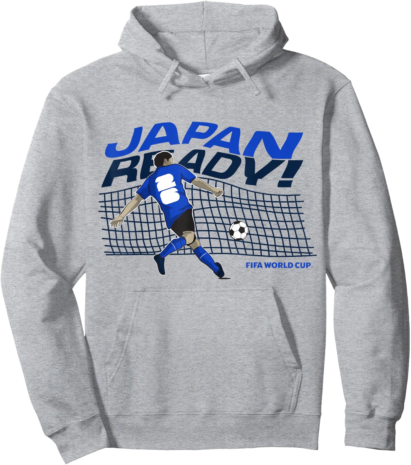FIFA WORLD CUP26 Qualifier Japan Ready Hoodie - Hoodie | Ash