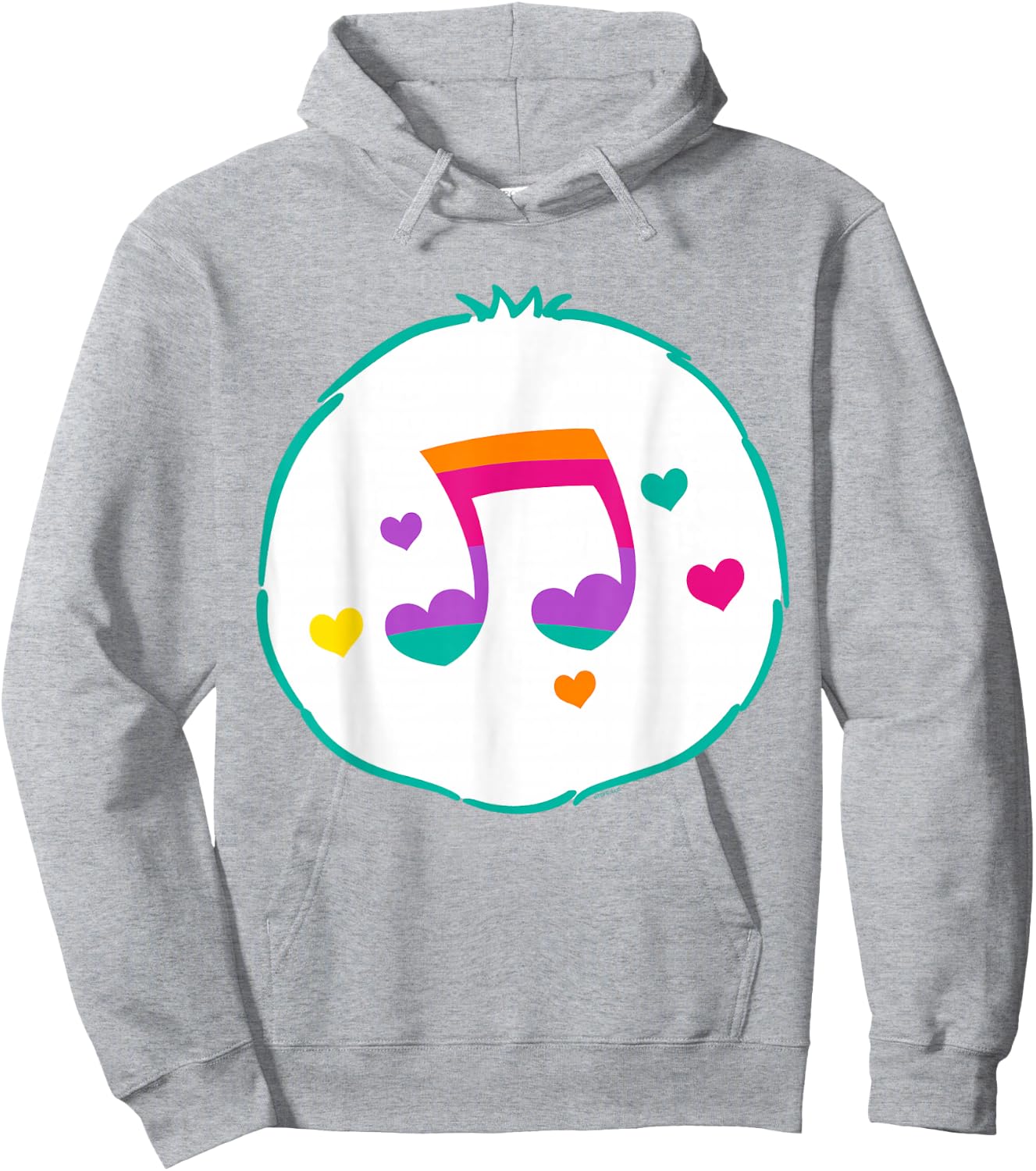 Care Bears Heart Song Belly Halloween Costume Hoodie - Hoodie | Ash