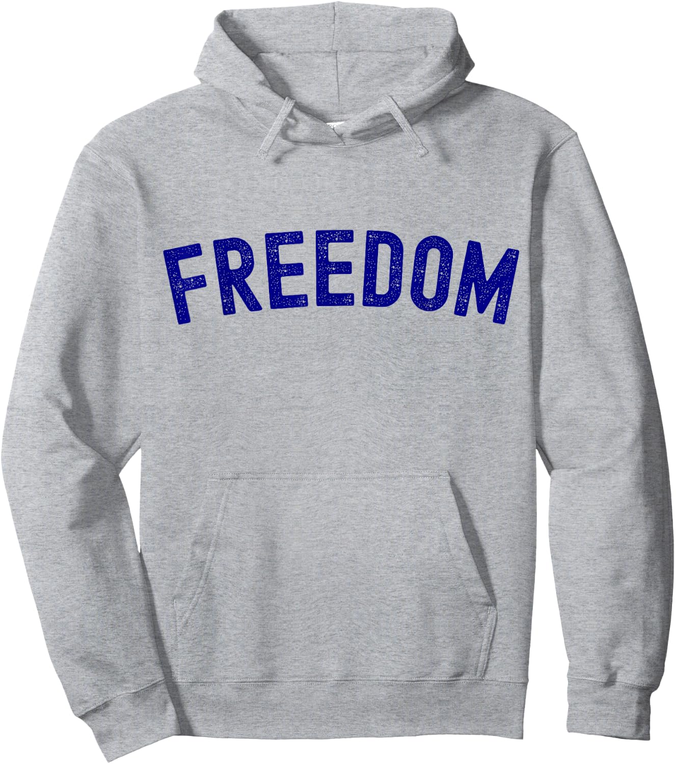 Freedom Word Funny Hoodie - Hoodie | Ash