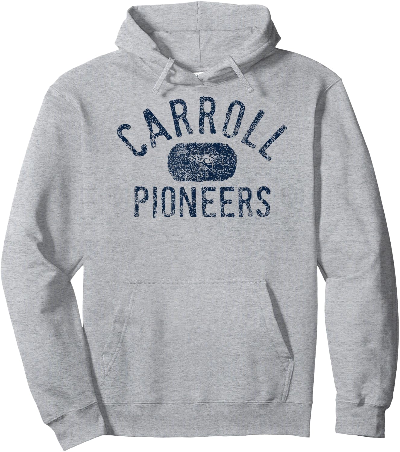 Carroll Pioneers Vintage Officially Licensed Hoodie - Hoodie | Ash