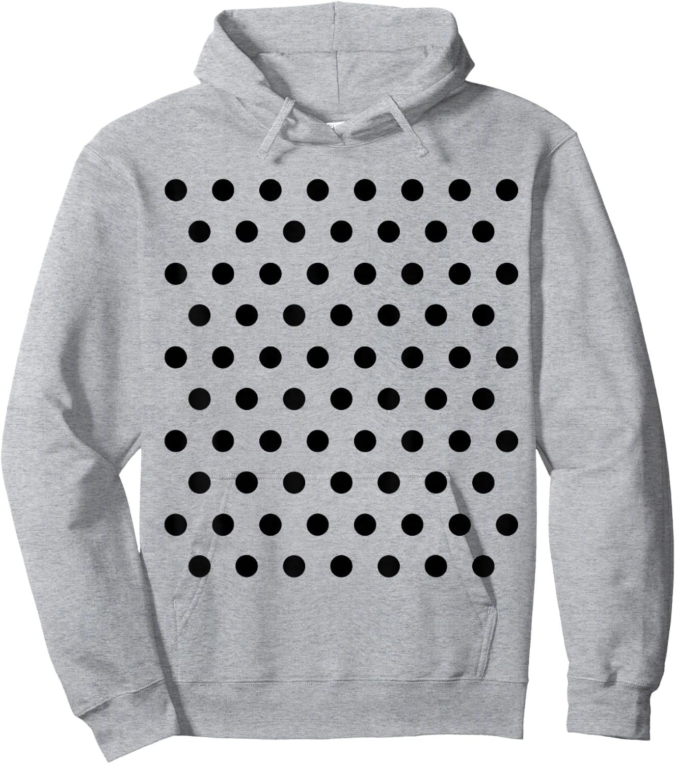 Black and White Polka dot t Shirt Hoodie - Hoodie | Ash